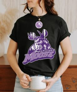AHL Manitoba Moose Black Hockey Fights 2024 T Shirt