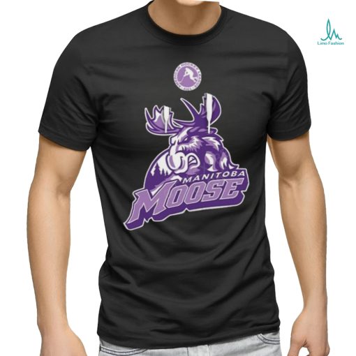 AHL Manitoba Moose Black Hockey Fights 2024 T Shirt