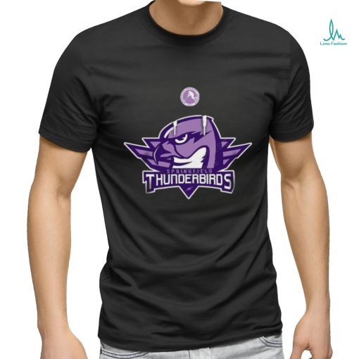 AHL Springfield Thunderbirds Black Hockey Fights 2024 T Shirt