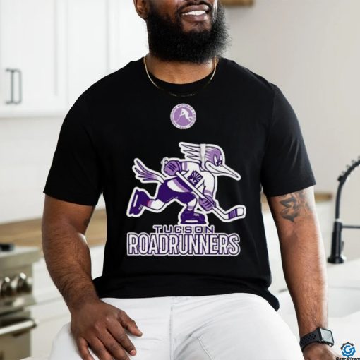 AHL Tucson Roadrunners Black Hockey Fights 2024 T Shirt