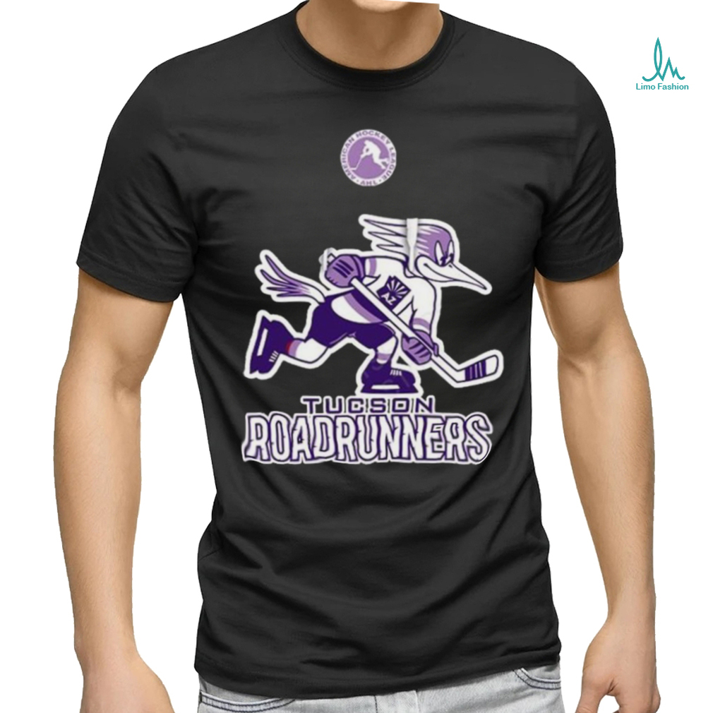 AHL Tucson Roadrunners Black Hockey Fights 2024 T Shirt AHL Tucson Roadrunners Black Hockey Fights 2024 T Shirt