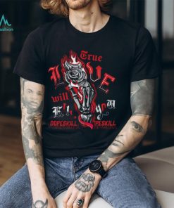 AJ 1 Retro High OG Patent Bred DopeSkill T Shirt True Love Will Kill You Graphic shirt