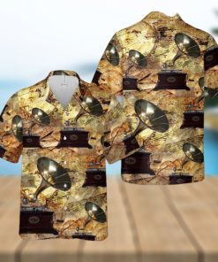 ANTIQUE STYLE Gramophone Hawaiian Shirt