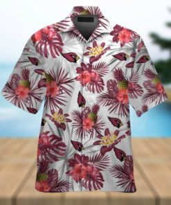 AZ Cardinals Merchandise Tropical Short Sleeve Hawaiian Shirt