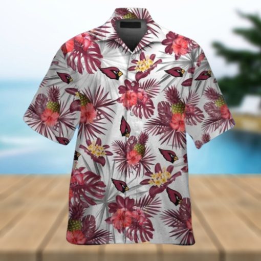 AZ Cardinals Merchandise Tropical Short Sleeve Hawaiian Shirt