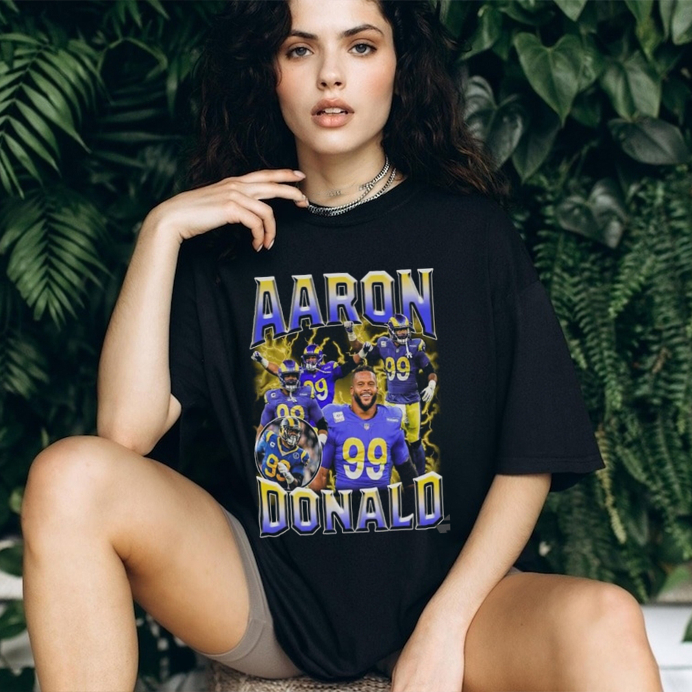 Aaron Donald Tee Shirt Los Angeles La Rams Footbal shirt Aaron Donald Tee Shirt Los Angeles La Rams Footbal shirt