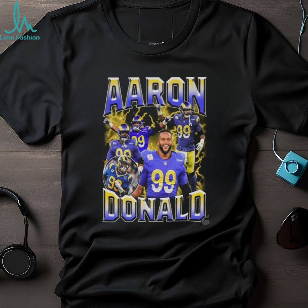 Aaron Donald Tee Shirt Los Angeles La Rams Footbal shirt Aaron Donald Tee Shirt Los Angeles La Rams Footbal shirt