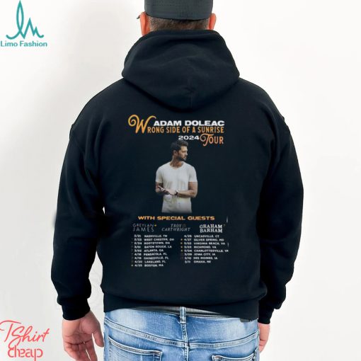 Adam Doleac Wrong Side Of A Sunrise 2024 Tour 3D Shirt