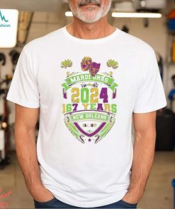 Adult Mardi Gras Vintage 2024 Tee Shirt