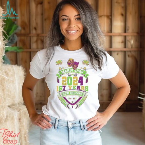 Adult Mardi Gras Vintage 2024 Tee Shirt