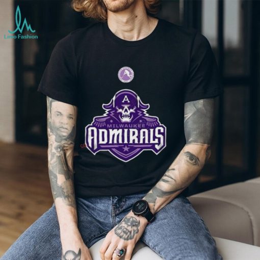 Ahl Milwaukee Admirals Black Hockey Fights 2024 Shirt