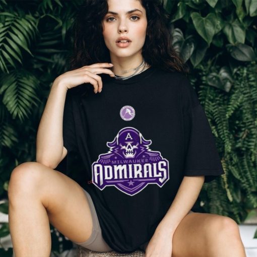 Ahl Milwaukee Admirals Black Hockey Fights 2024 Shirt