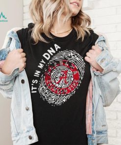 Alabama Crimson It’s In My DNA Fingerprint Shirt