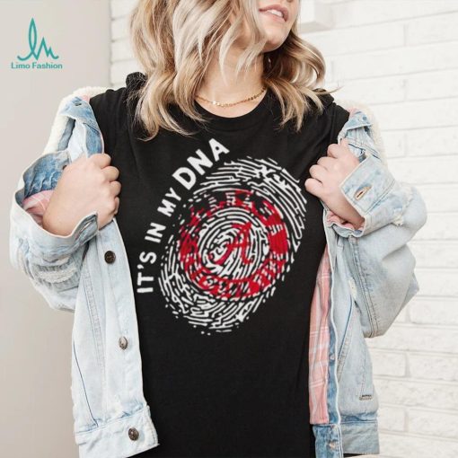 Alabama Crimson It’s In My DNA Fingerprint Shirt
