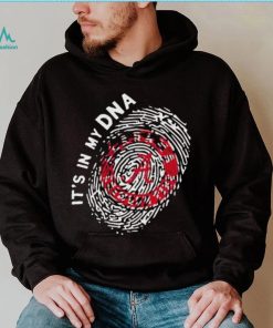 Alabama Crimson It’s In My DNA Fingerprint Shirt