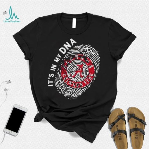 Alabama Crimson It’s In My DNA Fingerprint Shirt
