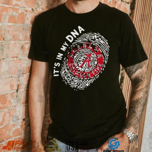 Alabama Crimson It’s In My DNA Fingerprint Shirt
