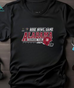 Alabama Crimson Tide 2024 CFP Semi Rose Bowl Football Helmet T Shirt