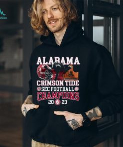 Alabama Crimson Tide Big Al Mascot 2023 SEC Football Champions Shirt