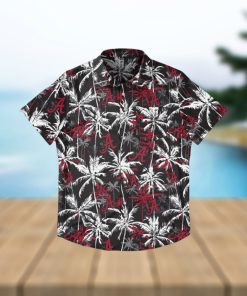 Alabama Crimson Tide Black Floral Hawaiian Shirt