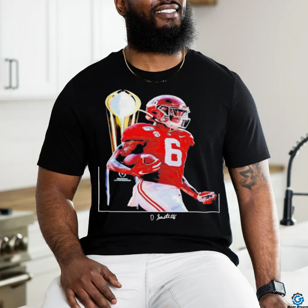 Alabama Crimson Tide DeVonta Smith National Championship trophy shirt Alabama Crimson Tide DeVonta Smith National Championship trophy shirt