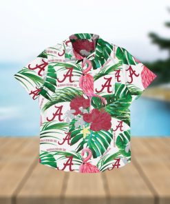 Alabama Crimson Tide Flamingo Hawaiian Shirt