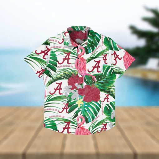 Alabama Crimson Tide Flamingo Hawaiian Shirt