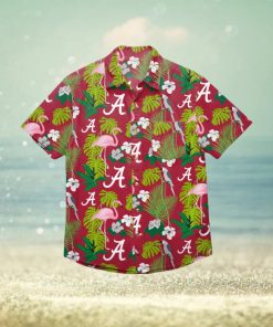 Alabama Crimson Tide Floral Hawaiian Shirt