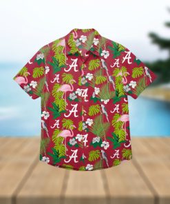 Alabama Crimson Tide Floral Hawaiian Shirt