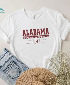 Alabama Crimson Tide Gymnastics stack logo shirt