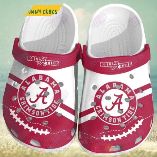 Alabama Crimson Tide Red White Ncaa Crocs