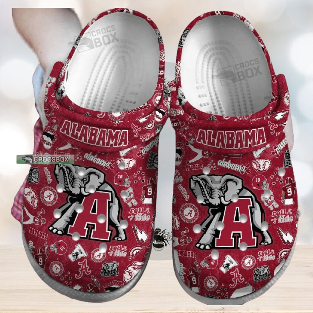 Alabama Crimson Tide Themed Crocs Shoes Alabama Crimson Tide Themed Crocs Shoes