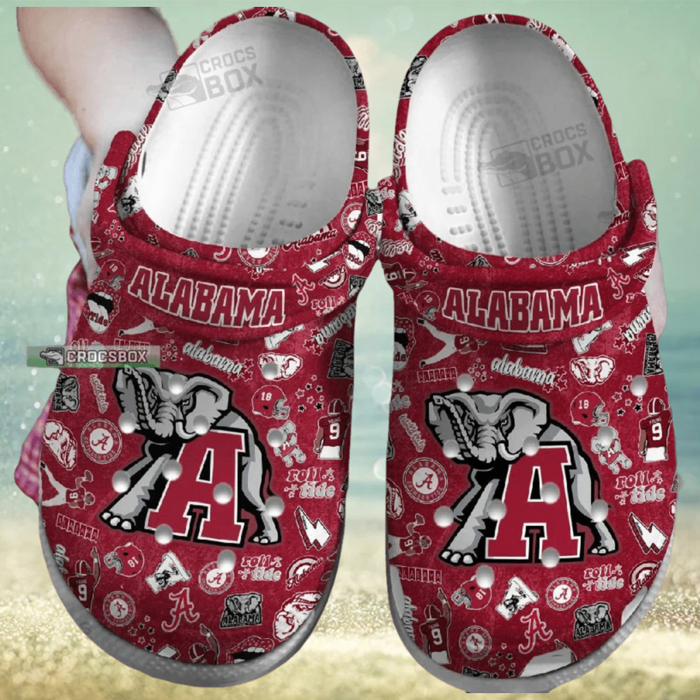 Alabama Crimson Tide Themed Crocs Shoes Alabama Crimson Tide Themed Crocs Shoes
