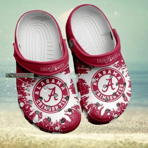 Alabama Crimson Tide Tie Dye Crocs