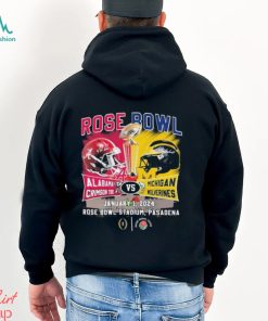 Alabama Crimson Tide Vs Michigan Wolverines Head To Head Rose Bowl January 1, 2024 T Shirt
