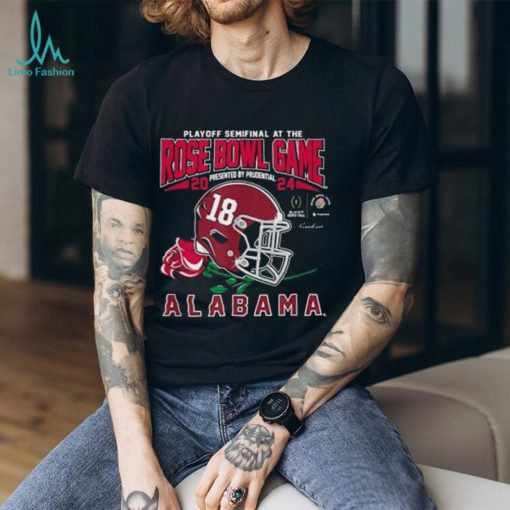 Alabama Rose Bowl 2024 CFP Semi Football Arched T Shirt
