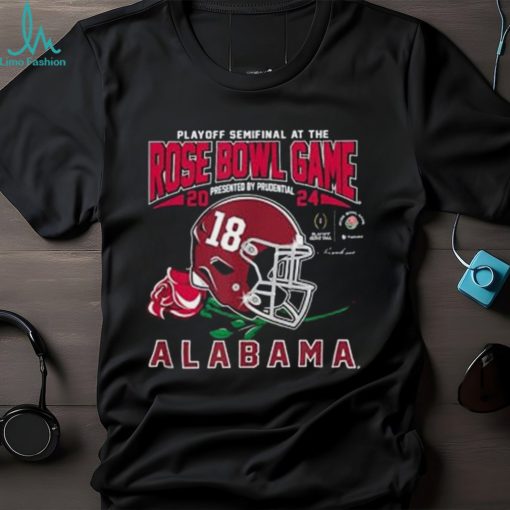 Alabama Rose Bowl 2024 CFP Semi Football Arched T Shirt