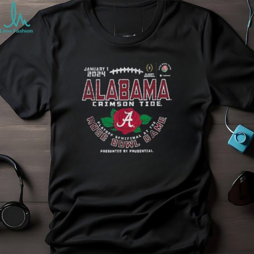 Alabama Rose Bowl 2024 CFP Semi Vintage Flower T Shirt