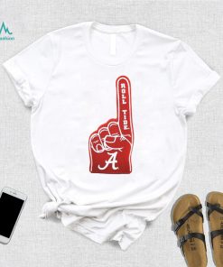 Alabama crimson tide foam hand #1 shirt, hoodie, sweater, long sleeve and tank top Alabama crimson tide foam hand #1 shirt