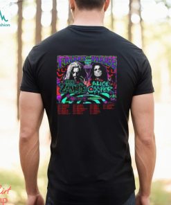 Alice Cooper And Rob Zombie Are Back Together For The Freaks On Parade 2024 Tour With Special Guests Ministry And Filter Schedule Lists Merchandise T Shirt