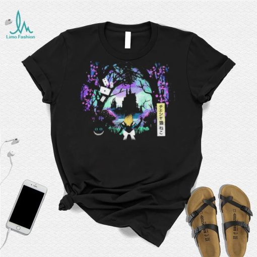 Alice in wonderland cat shirt
