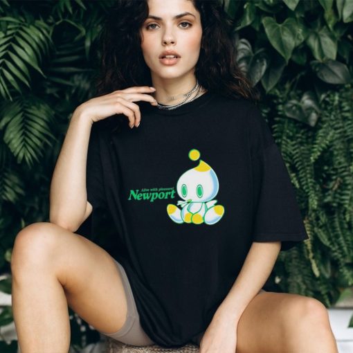 Alive With Pleasure Newport Mamono World t shirt