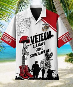 All Gave Some Some Gave All Veteran Multiservice MH Classic Full Printing Hawaiian Shirtss