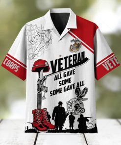 All Gave Some Some Gave All Veteran Multiservice MH Classic Full Printing Hawaiian Shirtss