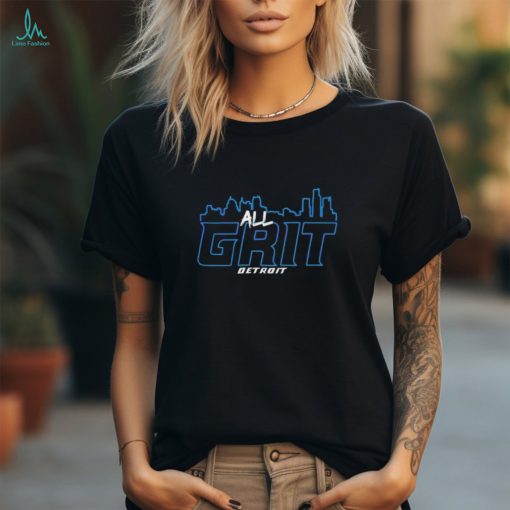 All Grit Detroit Skyline Football NFL shirt