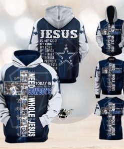 All I Need Today Is Little Bit Dallas Cowboys And Whole Lots Of Jesus 3d Hoodie