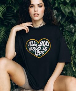 All You Need Is Love Packers Shirt Sweatshirt Hoodie Mens Womens Green Bay Packers Jordan Love Funny Tshirt