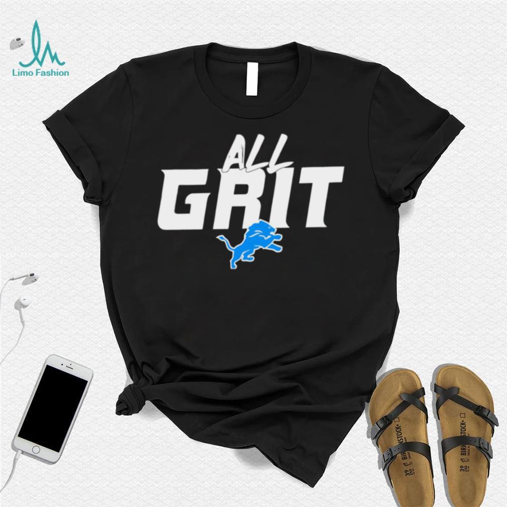 All grit Detroit Lions football logo gift shirt All grit Detroit Lions football logo gift shirt