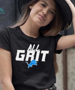 All grit Detroit Lions football logo gift shirt