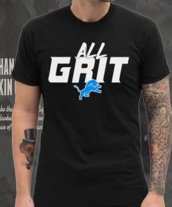 All grit Detroit Lions football logo gift shirt